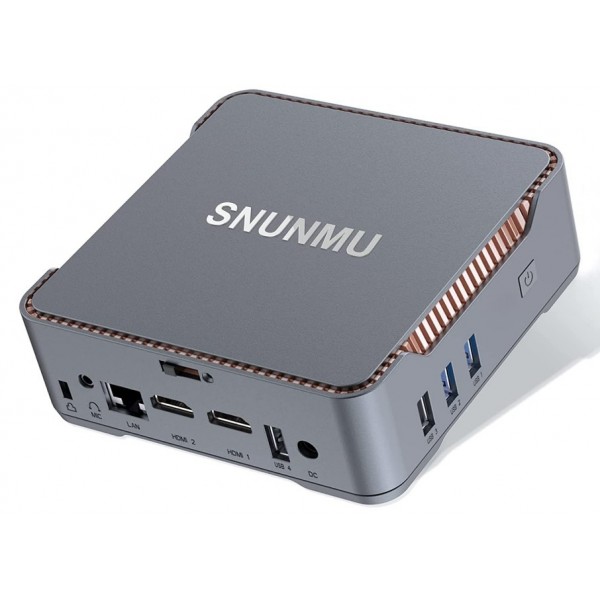 SNUNMU ミニpc 8GB DDR3 128GB SSD mini pc Windows 10 Pro、3画面同時出力可能 小型 パソコン 最大4K解像度 小型pc、省電力 ミニコンピューター Celeron N3350(最大2.4GHz)