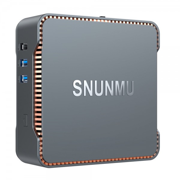 SNUNMU Mini PC, Intel Celeron J4125 Processor 8GB DDR4 / 128GB ROM Windows 10 Pro Mini Computer, Triple Screen Support/4K HD/Dual Band WLAN/Gigabit Ethernet/Bluetooth 4.2